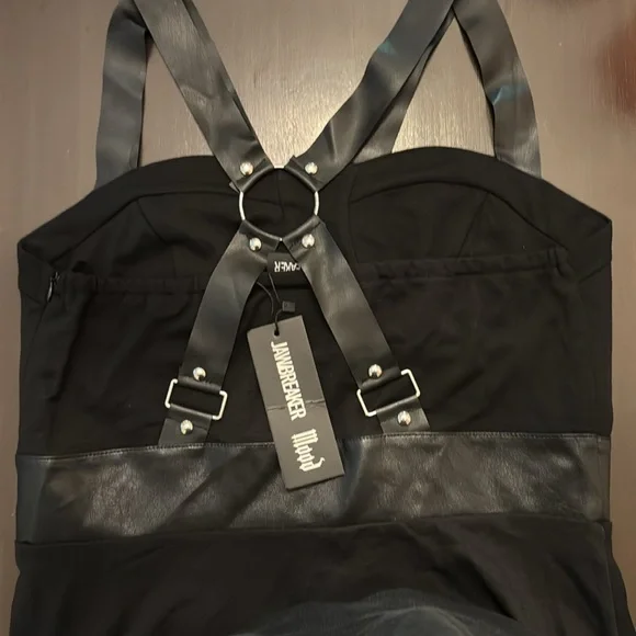 Black Sleeveless Release Me Skater Dress - Picture 6 of 11